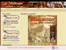 Tablet Screenshot of moncontour-medievale.com